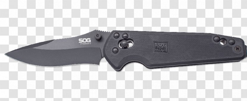 Hunting & Survival Knives Knife Utility Tool Kitchen - Pocketknife - Sog Trident Folder Transparent PNG
