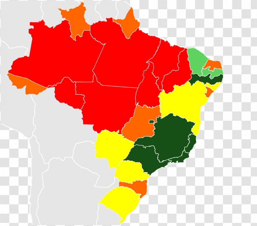 Brazil Blank Map United States - World Transparent PNG