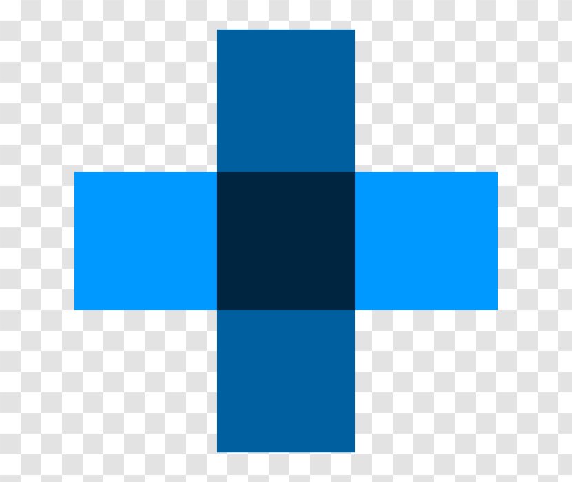 Electric Blue Logo Cobalt - Cross Transparent PNG