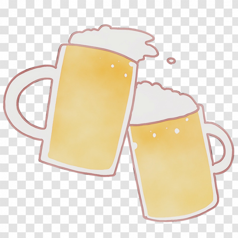 Mug Yellow Transparent PNG