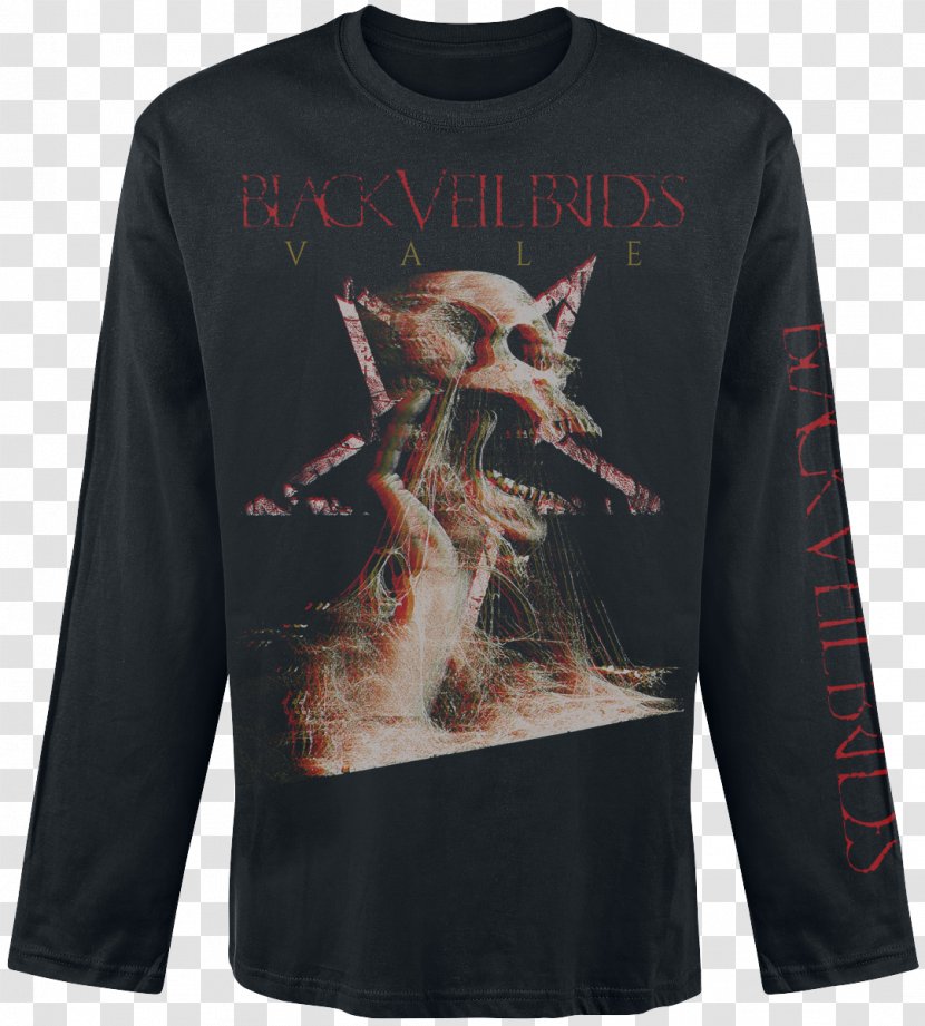 T-shirt Black Veil Brides Vale Metalcore - Merchandising Transparent PNG