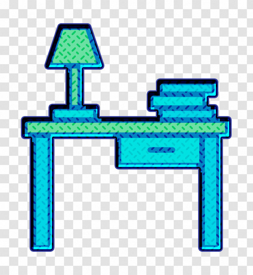 Furniture And Household Icon Desk Icon Interiors Icon Transparent PNG