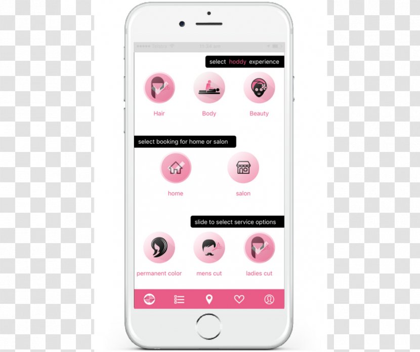 Smartphone Beauty Parlour IPhone App Store - Communication Device - Busy Woman Transparent PNG