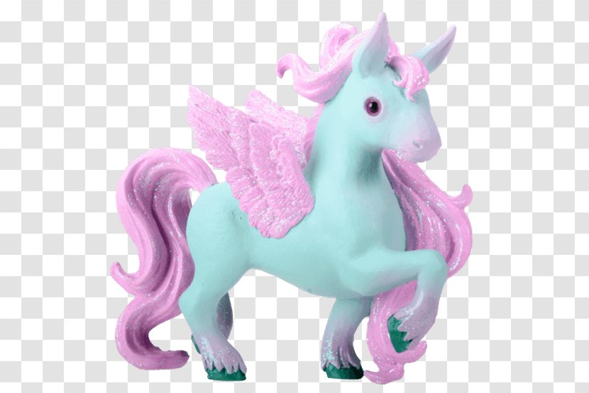 Figurine Winged Unicorn Pegasus Legendary Creature Transparent PNG