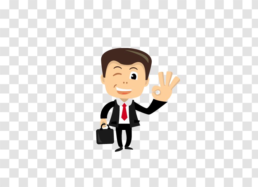 Businessperson Cartoon - Silhouette - Business People Transparent PNG