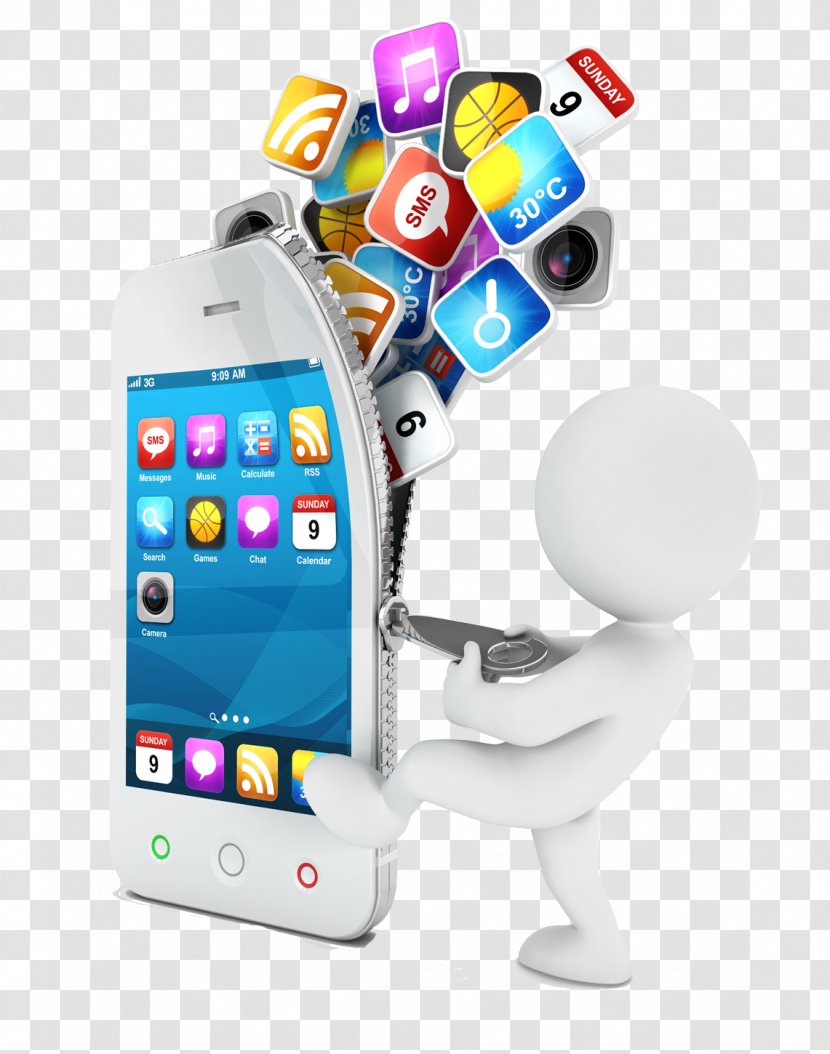 Mobile App Development Application Software IOS Android - Smartphone - Creative Phone Model Transparent PNG