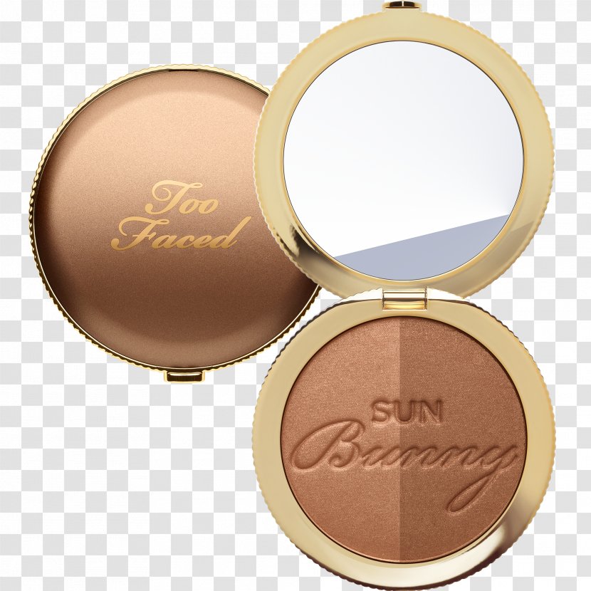 Too Faced Natural Eyes Sun Bunny Bronzer Cosmetics - Chocolate Gold Soleil Mini - Face Transparent PNG