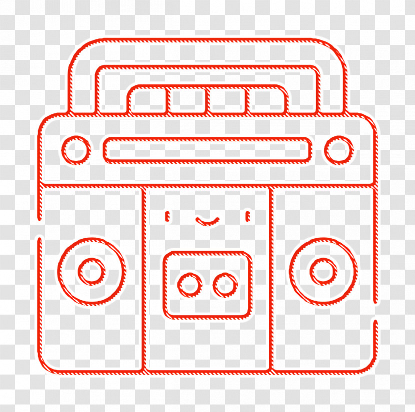 Reggae Icon Boombox Icon Music And Multimedia Icon Transparent PNG