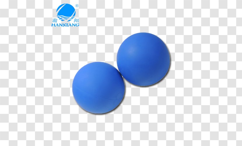 blue rubber ball