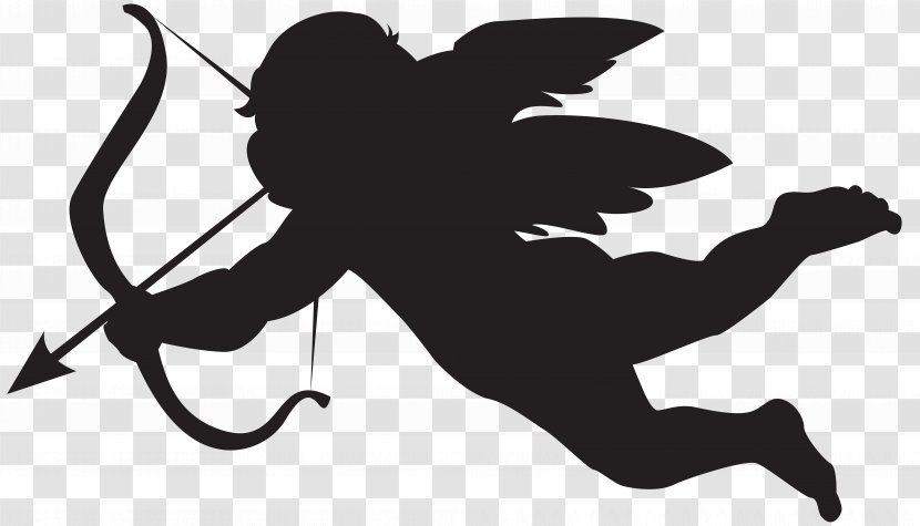 Royalty-free - Silhouette - Cupid Transparent PNG