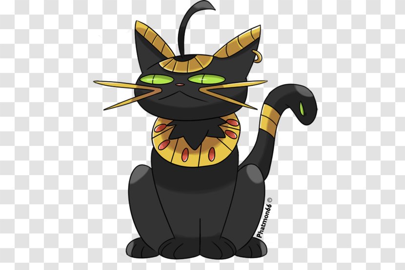 Black Cat Sphynx Pokémon Sun And Moon Sphinx - Fictional Character - Pokemon Transparent PNG