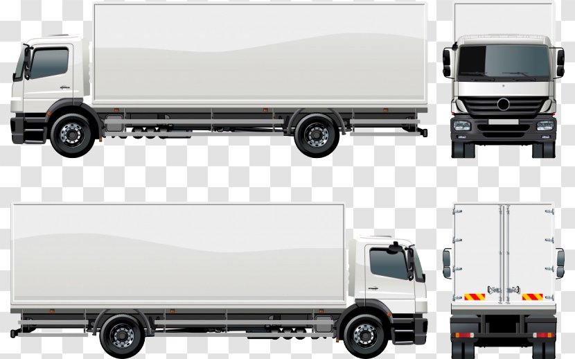 Van Cargo Vector Graphics Truck - Trailer - Car Transparent PNG