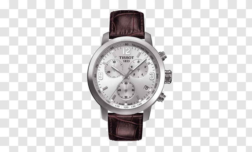Watch Tissot Chronograph Strap Jewellery - Leather - Quartz Series Transparent PNG