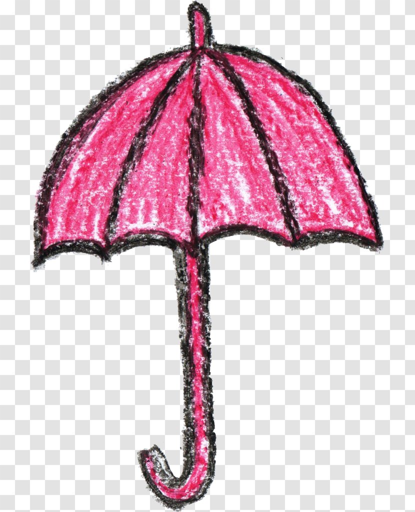 Drawing Umbrella Crayon - Color - CRAYON Transparent PNG