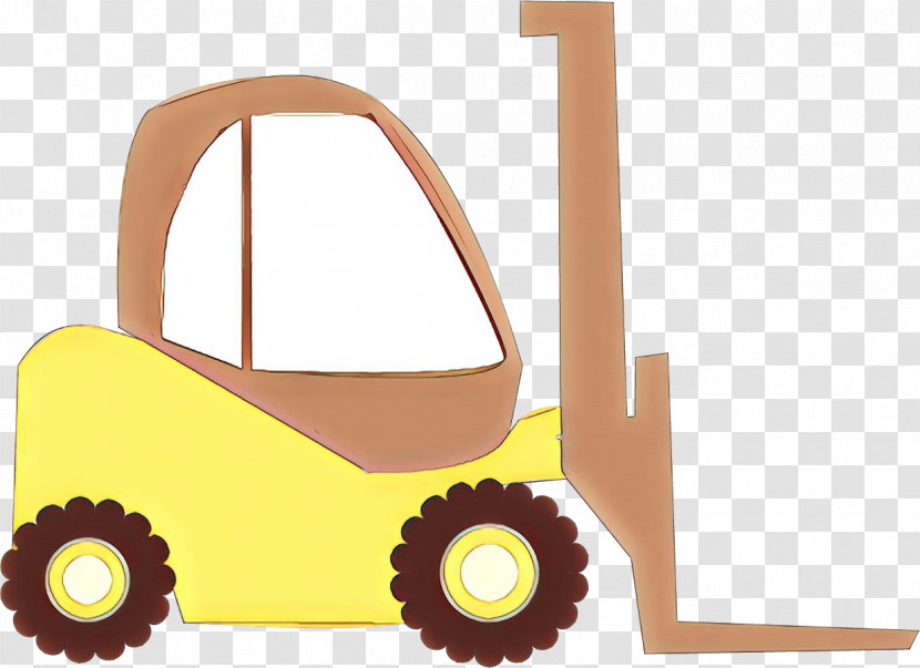 Yellow Vehicle Toy Rolling Transparent PNG