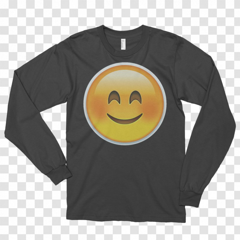 Long-sleeved T-shirt Hoodie - Smiley Transparent PNG