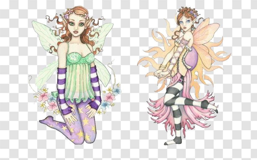 The Fairy With Turquoise Hair Clip Art - Watercolor - Beauty Wizard Transparent PNG