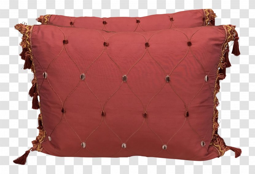 Cushion Throw Pillows RED.M - Red Silk Transparent PNG