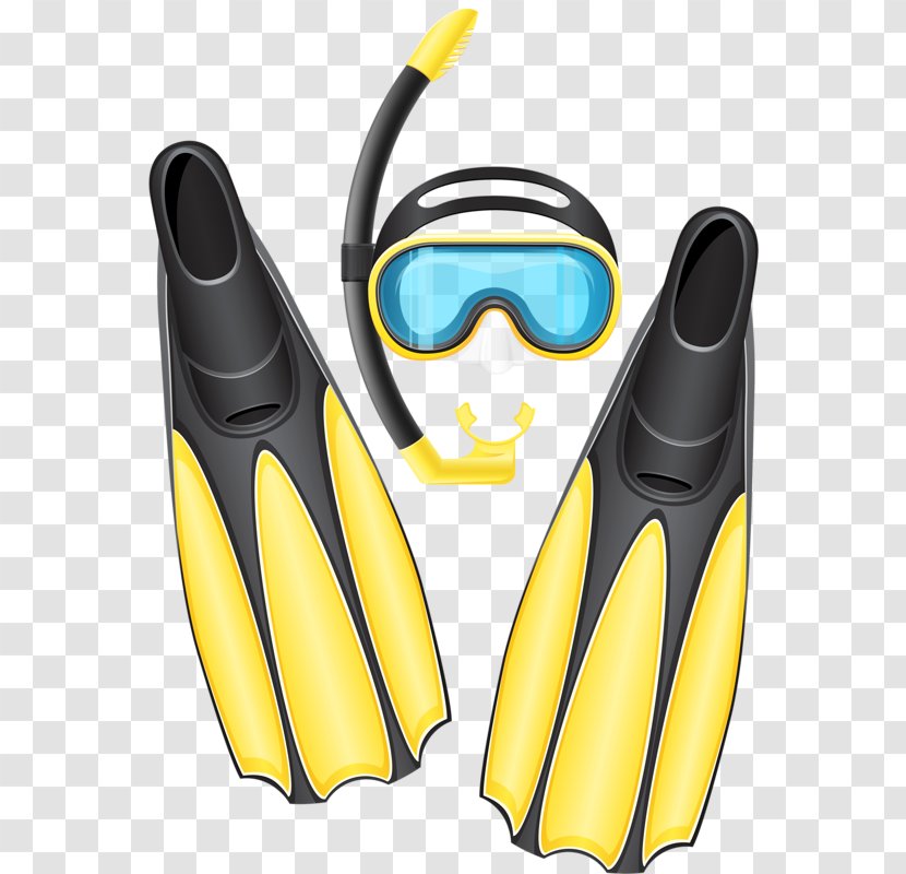 Diving & Snorkeling Masks Scuba Equipment Set - Flippers Transparent PNG