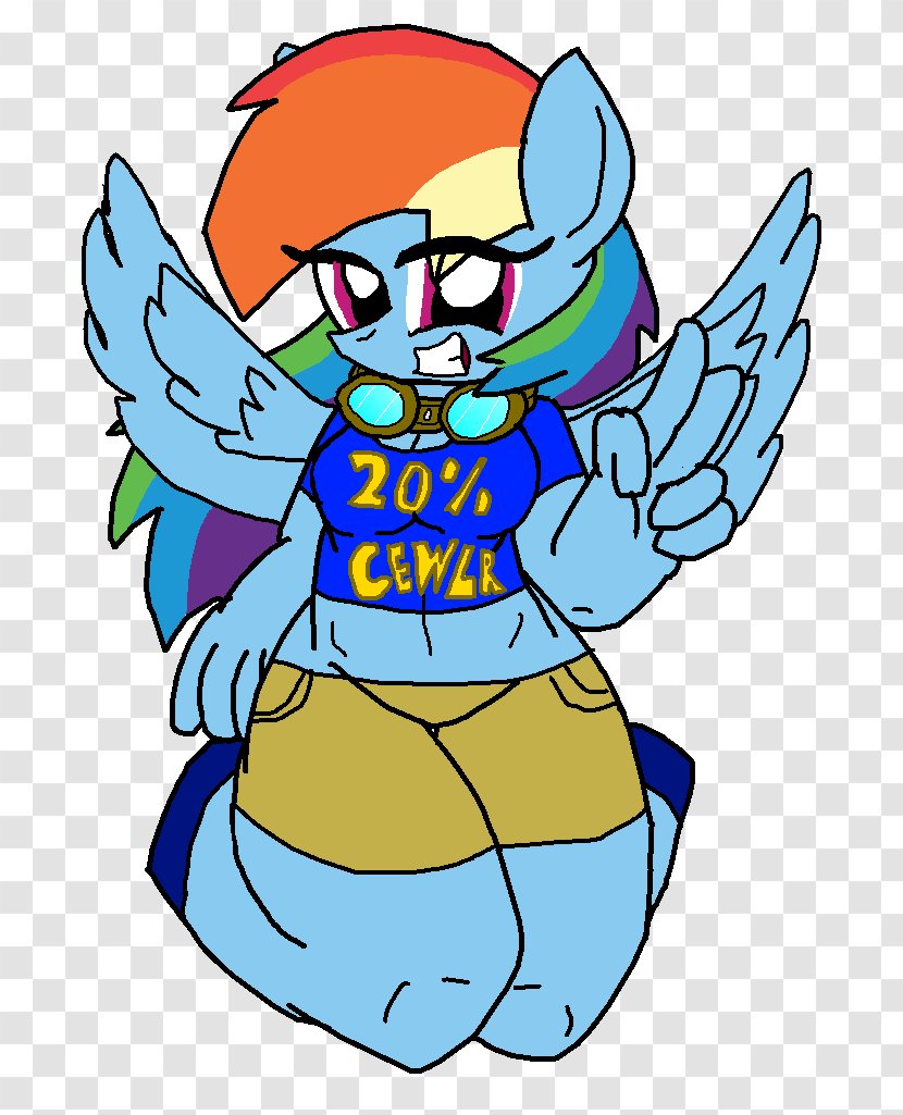 Rainbow Dash Illustration Image Animated Cartoon - Art - Waves Transparent PNG