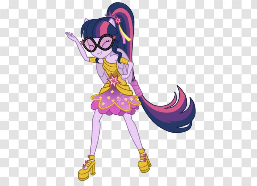 Twilight Sparkle My Little Pony: Equestria Girls Rarity - Cartoon - Belly Dancer Transparent PNG