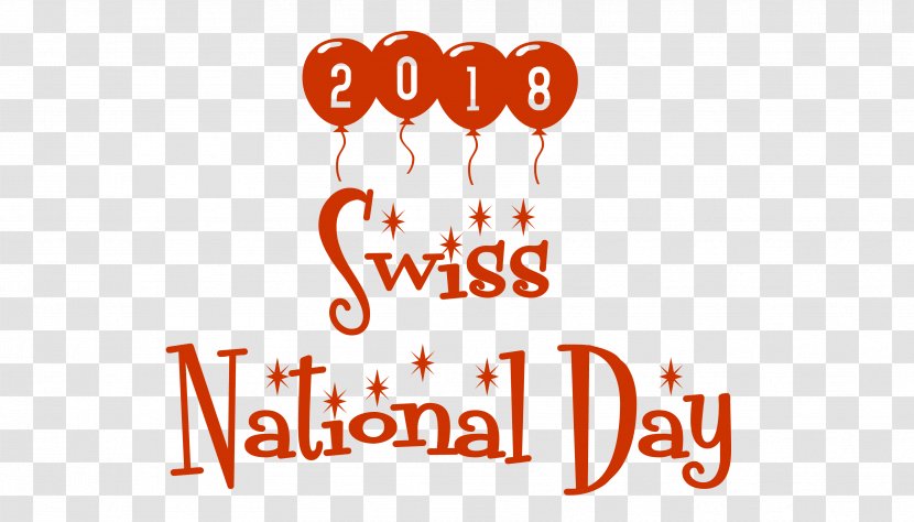 Swiss National Day 2018. - Orange - Brand Transparent PNG