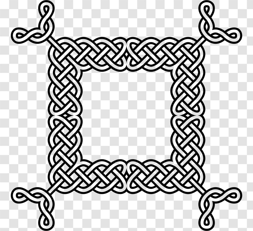 Celtic Knot Picture Frames Borders And Pattern - Ornament - Design Transparent PNG