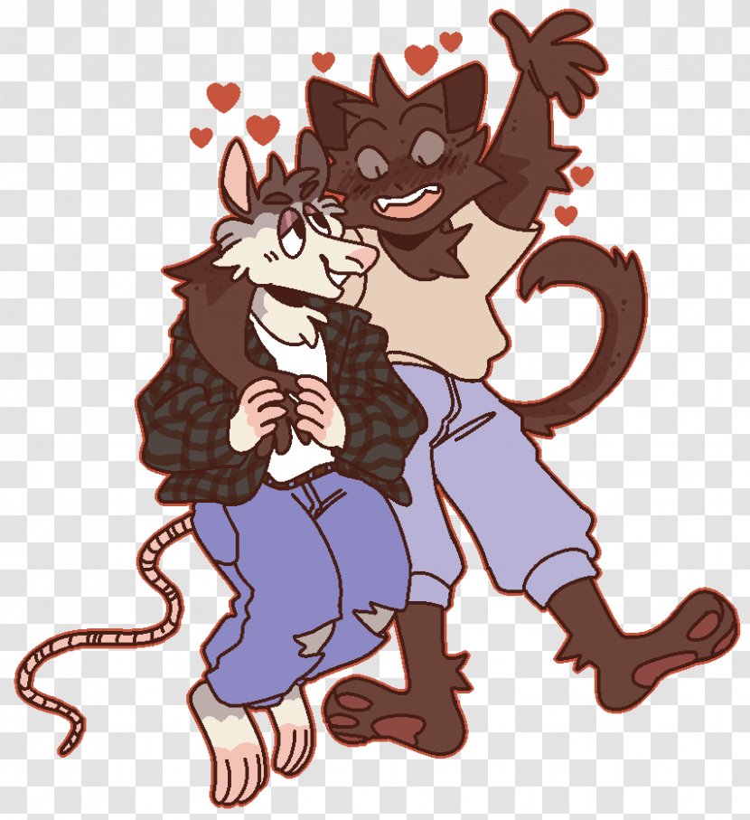 Cat Lion Dog Horse - Big Cats - Love Kiss Transparent PNG