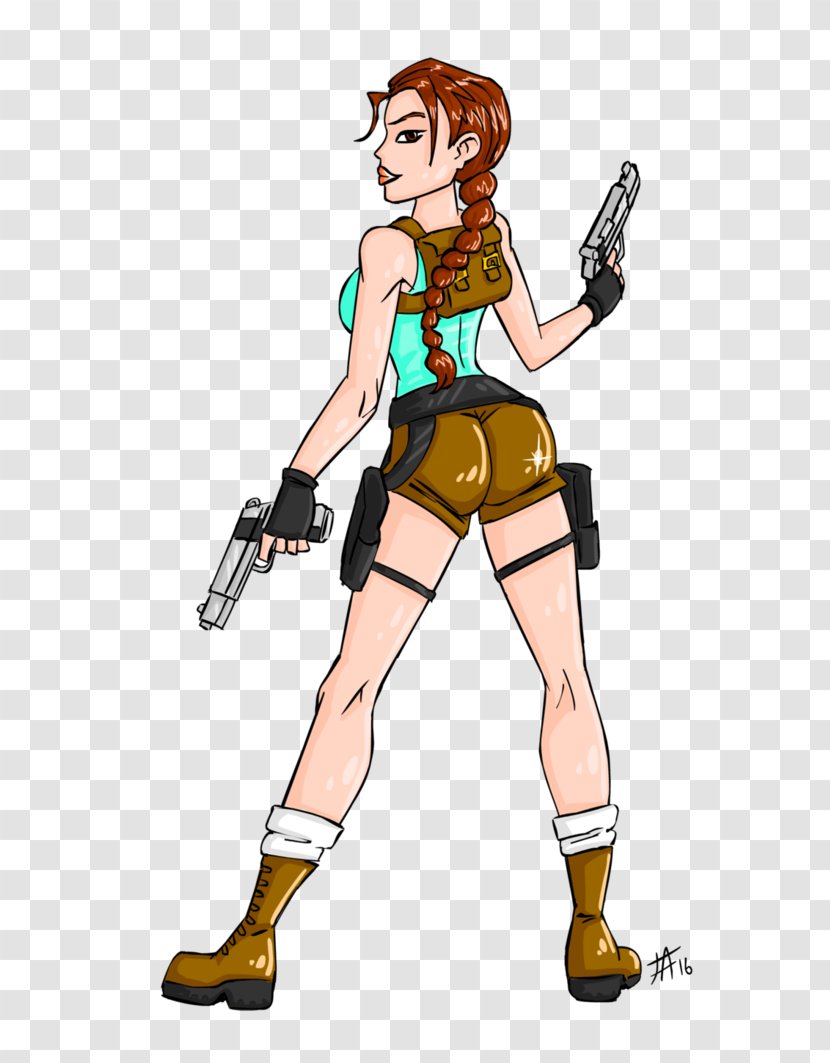 Lara Croft Tracer Jessica Rabbit Character Art - Heart Transparent PNG