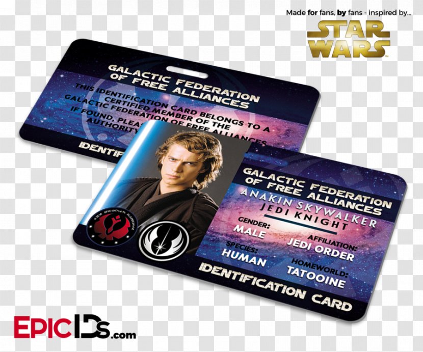 Leia Organa Anakin Skywalker Padmé Amidala Clone Wars Star - Student Identity Card - The Transparent PNG