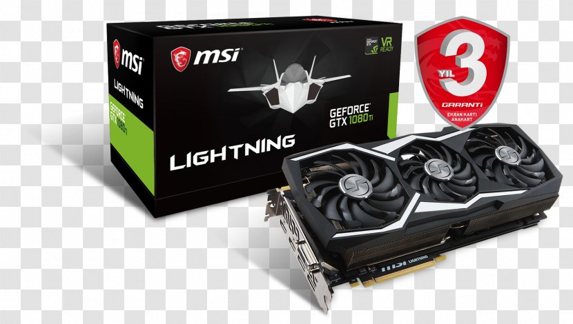 Graphics Cards & Video Adapters MSI GeForce GTX 1080 Ti LIGHTNING Z 11GB 352-Bit GDDR5X PCI Express 3.0 X16 HDCP Ready SLI Support Card 英伟达精视GTX - Microstar International - Anten Transparent PNG