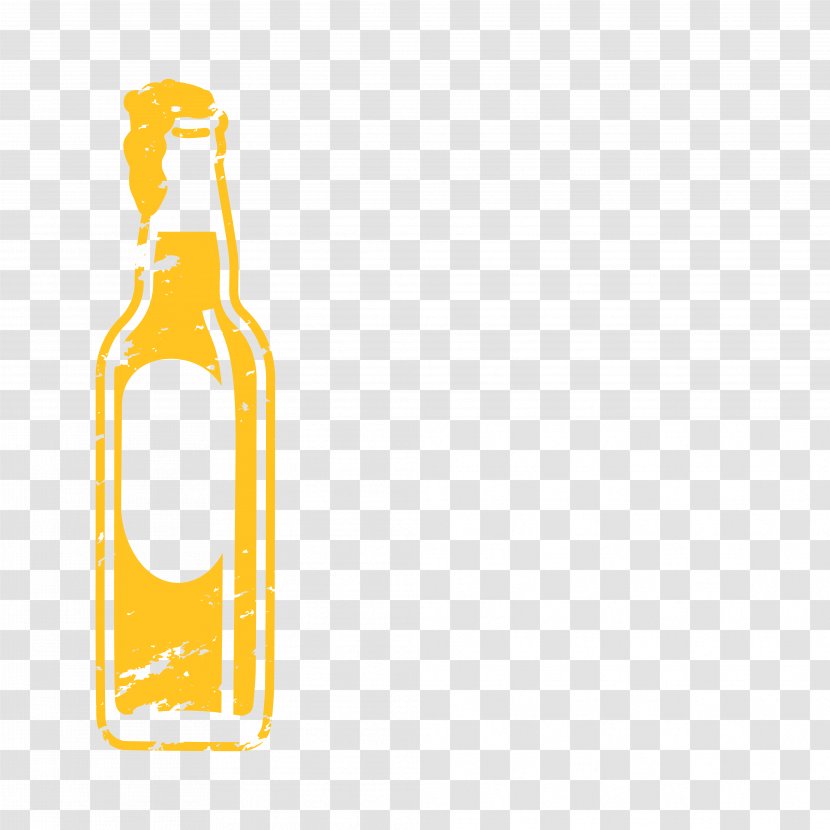 Glass Bottle Beer Distilled Beverage Water Bottles - Recycling Transparent PNG