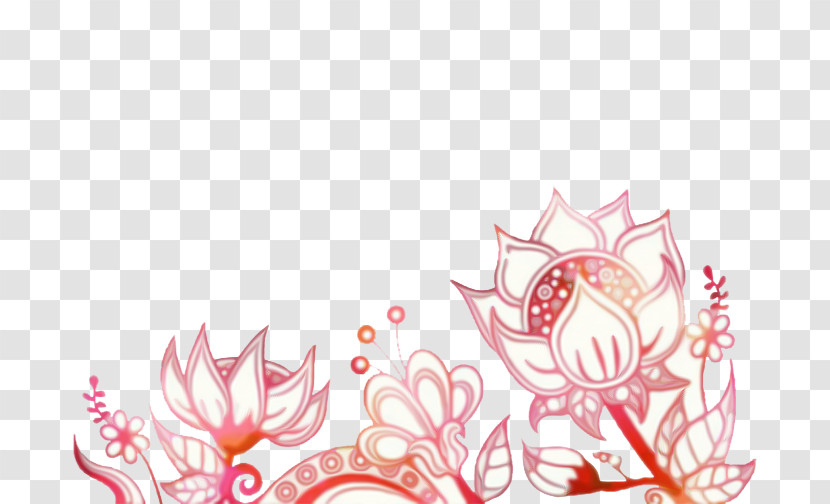 Pink Red Text Font Plant Transparent PNG