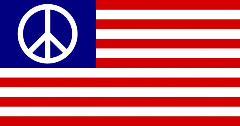 United States Peace Symbols Canton Flag - Logo - Flags Graphics Transparent PNG