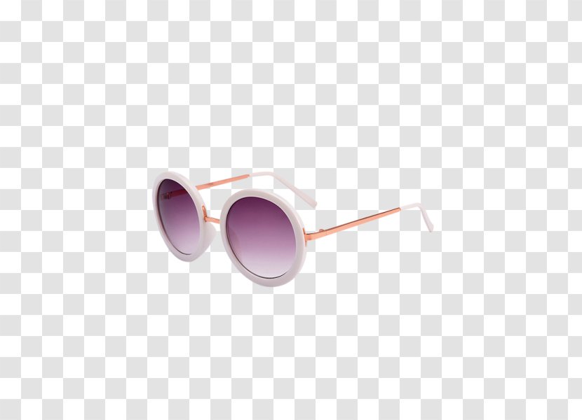 Sunglasses Goggles Ray-Ban Round Metal - Pink Transparent PNG