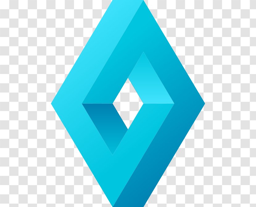 Logo Brand Triangle Product Design - Azure Transparent PNG
