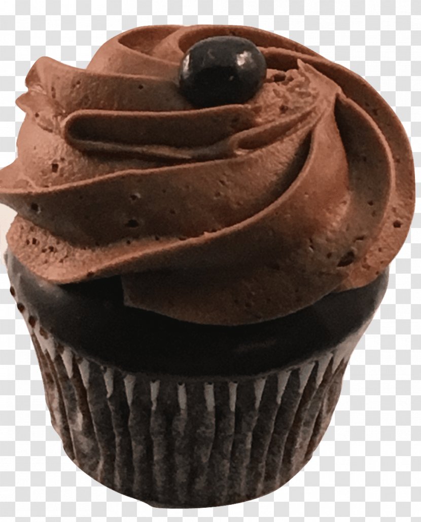 Cupcake Chocolate Cake Brownie Ganache American Muffins - Dessert Transparent PNG
