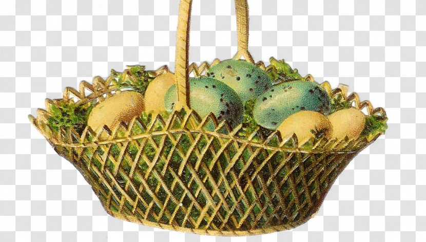 Easter Bunny Food Gift Baskets Basket Fruit - Apple - Die Cut Transparent PNG