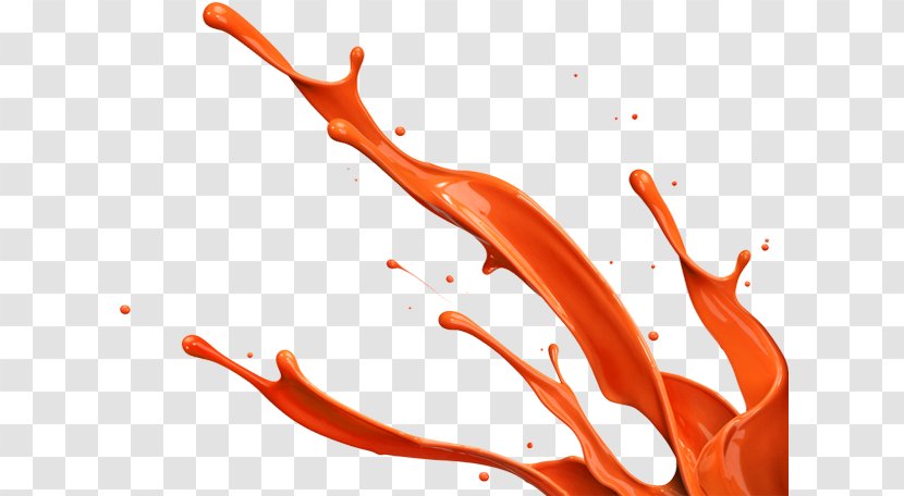 Watercolor Painting Orange - Aerosol Paint - Splash Of Juice Transparent PNG