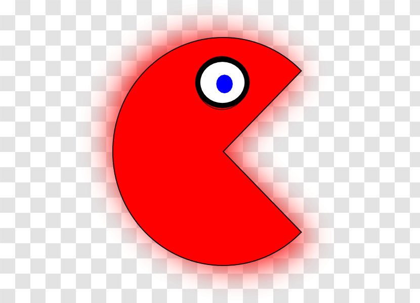 Pac-Man Clip Art - Line - Pacman Transparent PNG