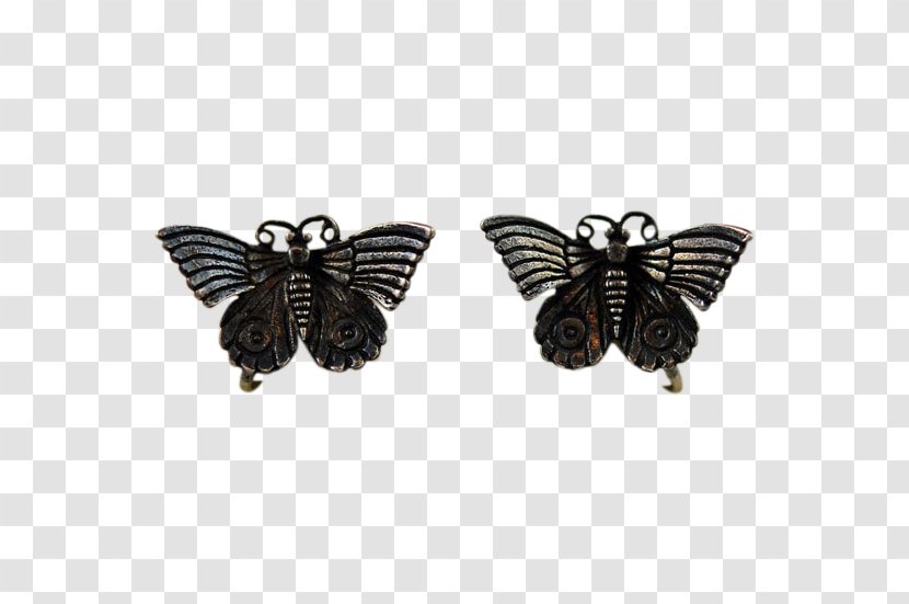 Earring Jewellery Moth Sterling Silver Transparent PNG