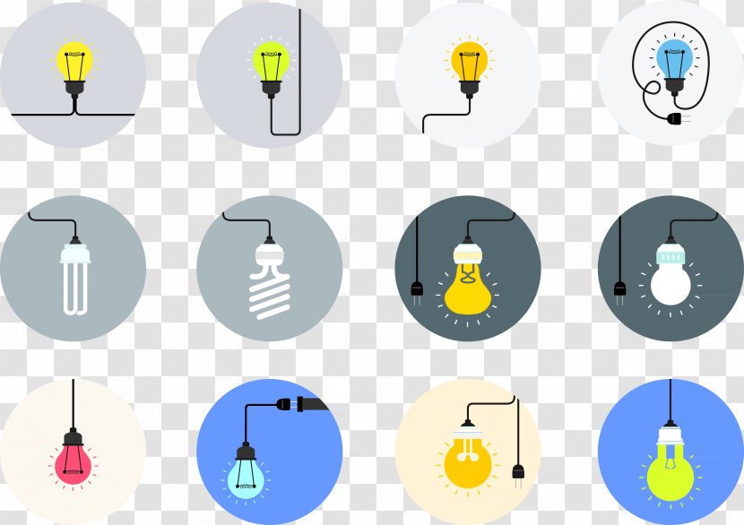 Incandescent Light Bulb Idea Icon - Logo - Electrical Transparent PNG