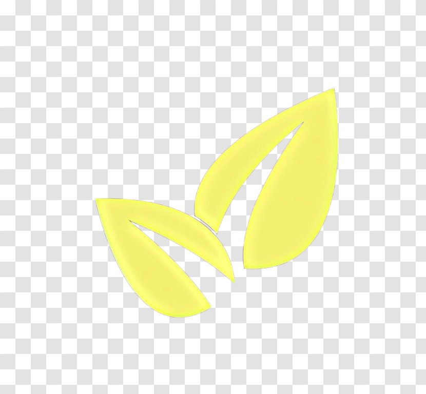 Yellow Logo Leaf Font Plant Transparent PNG