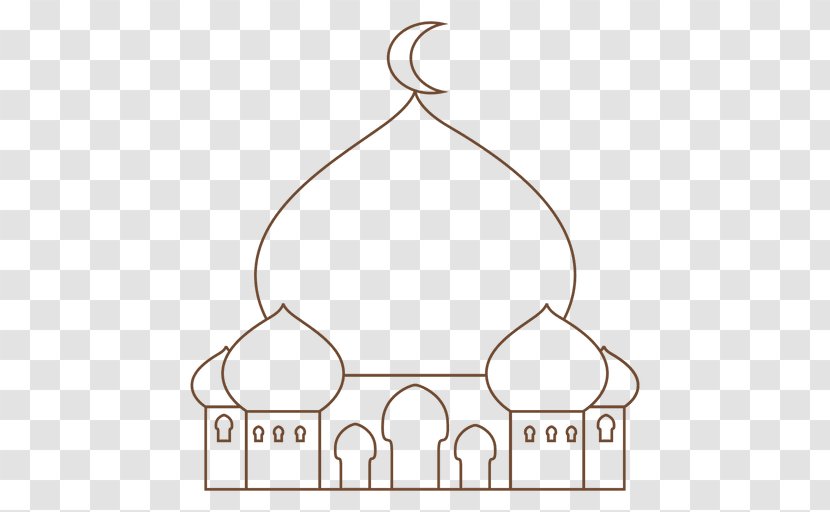 Mosque Islam Line Art Clip - Black And White - Kaaba Transparent PNG