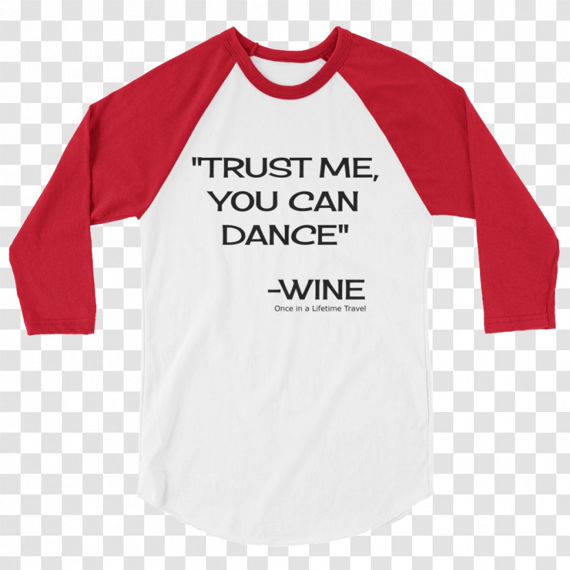 T-shirt Raglan Sleeve Clothing - Text Transparent PNG