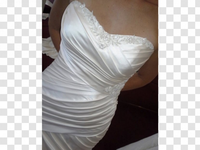 Wedding Dress Shoulder Satin Cocktail Transparent PNG