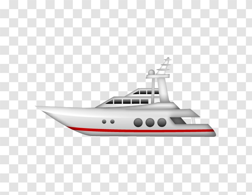 Motor Boats Yacht Emoji Ship - Watercraft Transparent PNG