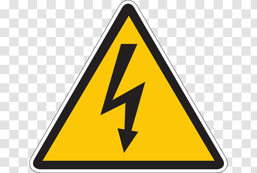 Hazard Risk Electricity Sign Safety - Label - Caution Stripes Transparent PNG