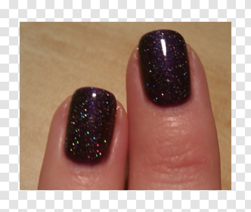 Nail Polish Purple - Glitter Transparent PNG