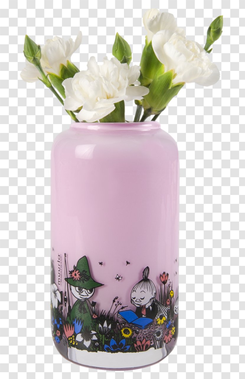 Vase Moomins Moominvalley Muurla Moomintroll - Drinkware - Glass Transparent PNG